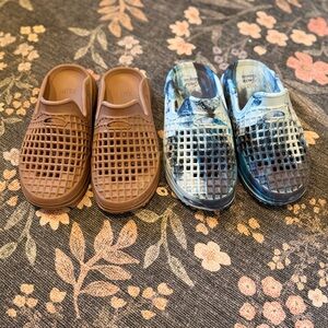 Lusso Brown and Blue Slip-On Shoes Bundle